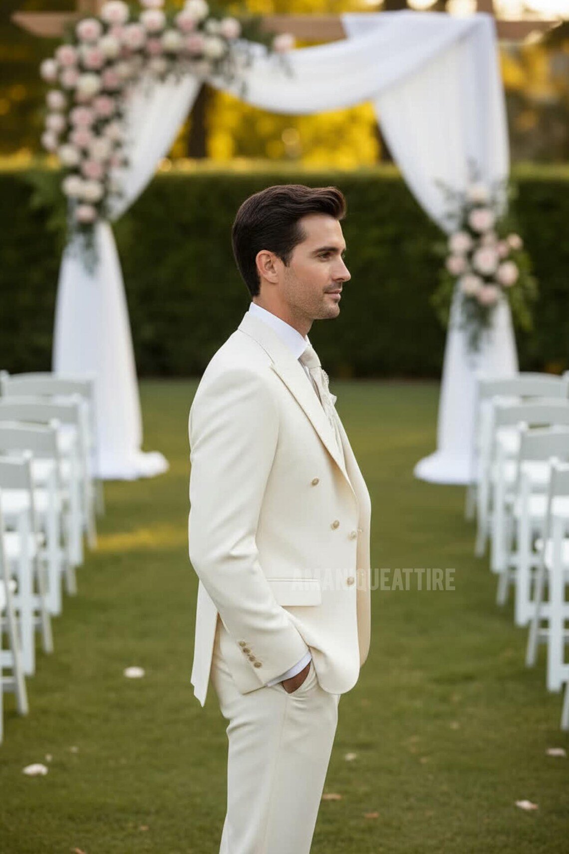 Statement Wool Business Suit