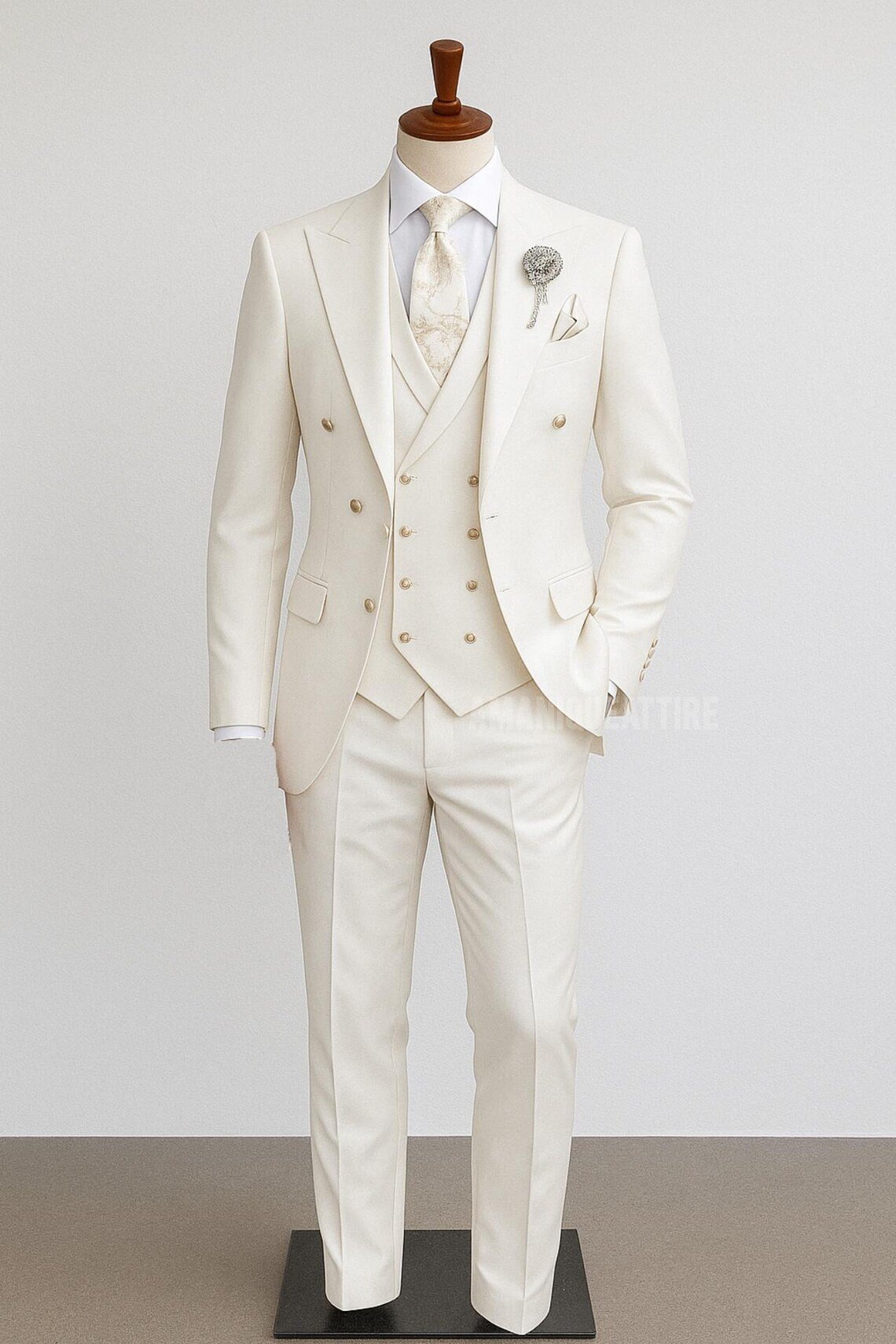 Statement Wool Business Suit - Image 5